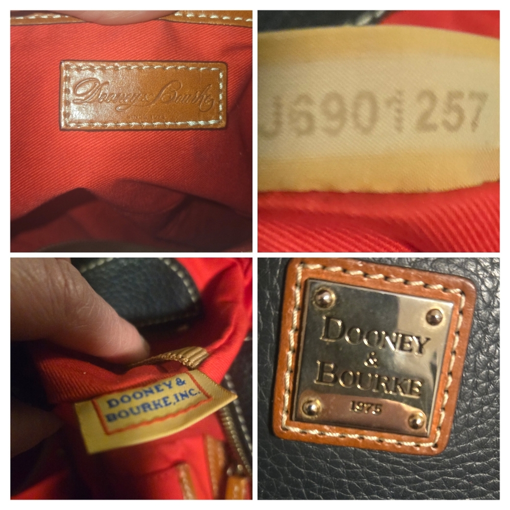 Dooney & Burke, lexington Midnight blue Pebble Leather Tote - Picture 8 of 16